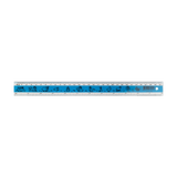 Crystal Ruler With Silk Screen Design 1601 (24pcs)