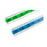 Crystal Ruler With Silk Screen Design 1601 (24pcs)