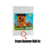 Dixie Spill Proof Crayon Case with Built in Sharpener 16 Colors Clear 163C (10pcs)