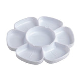 Art Stuff Mixing Plate Big Flower White 304D (1pc)