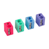 Crystal 2-Holes Sharpener 2-in-1 Rectangle 320 (48pcs)