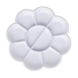Art Stuff Mixing Plate Small Flower White 5001 (12pcs)