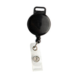 Long Life ID Clip with Strings Circle Black 79 (25pcs)