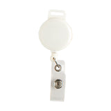 Long Life ID Clip with Strings Circle White 79 (25pcs)