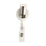 Long Life ID Clip with Strings Circle White 79 (25pcs)