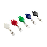 Long Life ID Clip with Strings Circle Blue 79 (25pcs)