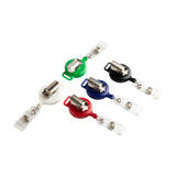Long Life ID Clip with Strings Circle Blue 79 (25pcs)