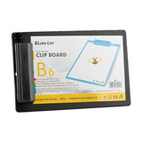 Long Life B6 Plastic Clipboard Black A971 (1pc)