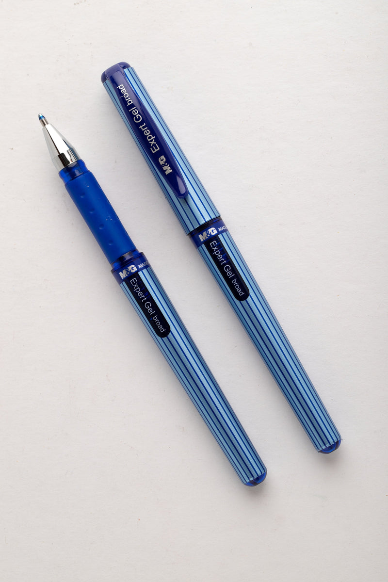 M&G Expert Gel Pen Broad Blue AGP13672 (12pcs)