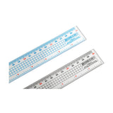 Crystal Ruler Checkered Clear CA3000 (24pcs)