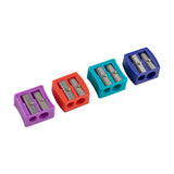 Crystal 2-Holes Sharpener Round and Square DS230 (48pcs)