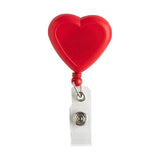 Long Life ID Clip with Strings Heart Red H79 (25pcs)