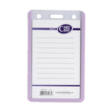 Long Life Memo ID Jacket 9cmx5.5cm Violet HV67C (50pcs)