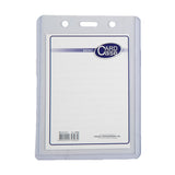 Long Life Memo ID Jacket Big 8cmx10.7cm Clear HV83 (50pcs)