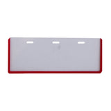 Long Life Plastic Name Tag Holder 18cmx5.5cm Red LL10 (40pcs)