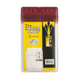 Long Life Soft ID Card Case 8.5cmx5.5cm Red LL5C (50pcs)