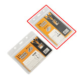 Long Life Water Proof ID Case 10.5cmx7.5cm Clear LL7V (25pcs)