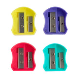 Crystal 2-Holes Sharpener Concave LS255 (36pcs)