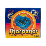 Crystal 2-Holes Sharpener Concave LS255 (36pcs)