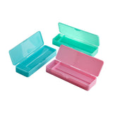 Long Life Plastic Pencil Case Pink PC98 (1pc)