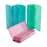Long Life Plastic Pencil Case Pink PC98 (1pc)