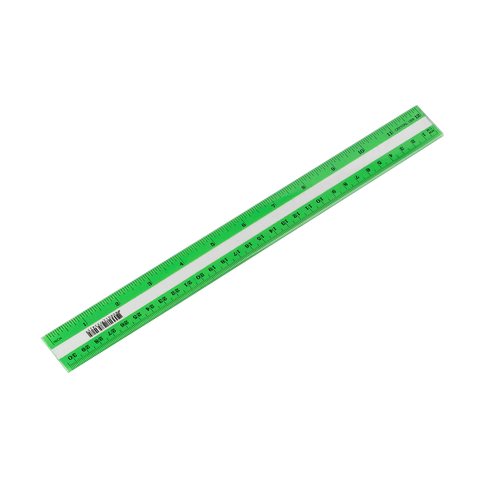 Crystal Ruler 2-Colors Assorted 1209 (24pcs)