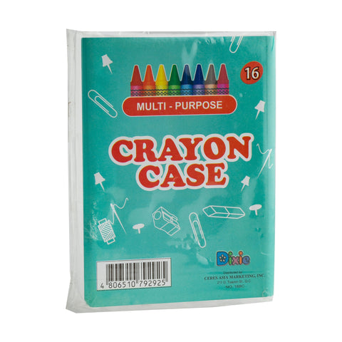 Dixie Crayon Case 16 Colors Clear 168C (10pcs)