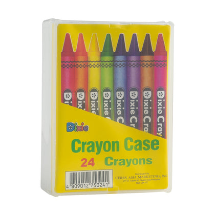Dixie Crayon Case 24 Colors Clear 241C (10pcs)