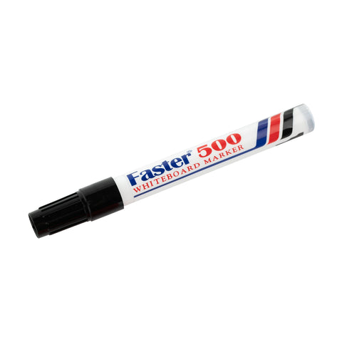 Faster Whiteboard Marker Fine Black 500 (12pcs)