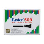 Faster Whiteboard Marker Broad Black 509 (12pcs)