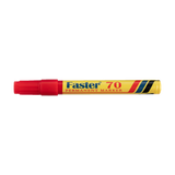 Faster Permanent Marker Fine Red 70 (12pcs)