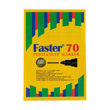 Faster Permanent Marker Fine Blue 70 (12pcs)