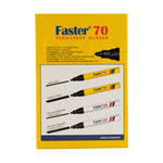 Faster Permanent Marker Fine Red 70 (12pcs)