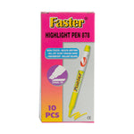 Faster Highlighter Yellow 878 (10pcs)