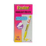 Faster Highlighter Yellow 878 (10pcs)