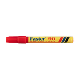 Faster Permanent Marker Broad Red 90 (12pcs)