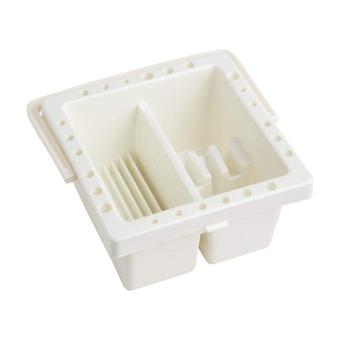 Art Stuff Brush Holder, Washer & Mixing Plate 3in1 Set White A15018 (1set)