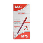 M&G Co-Open Ballpen 0.7mm Red ABP64701 (40pcs)