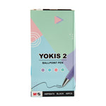 M&G Yokis2 Retractable Ballpen 0.7mm Black ABP88476 (40pcs)