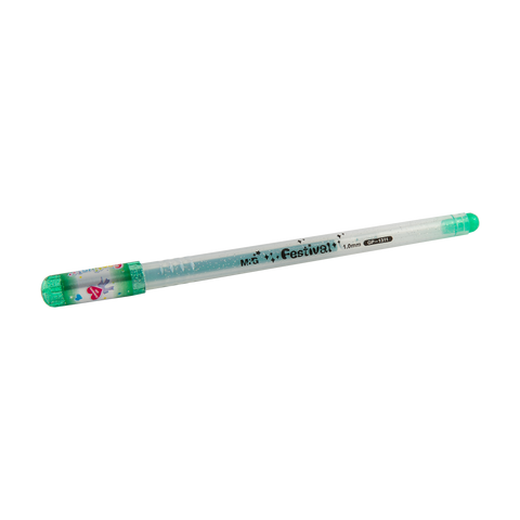 M&G Festival Gel Pen 1.0mm Green AGP13171 (12pcs)