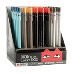 M&G Lucky Dog Big Eye Gel Pen 0.38mm Black AGPB4601 (40pcs)