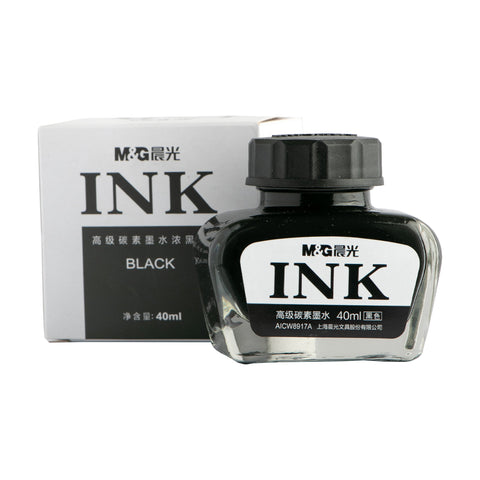 M&G Ink Bottle 40mL Black AICW8917A (1pc)