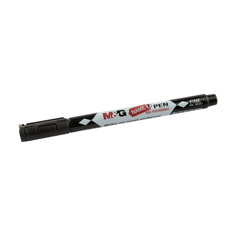M&G Name Pen Oil Base Marker Black AMP25671 (12pcs)