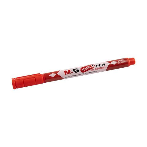 M&G Name Pen Oil Base Marker Red AMP25671 (12pcs)