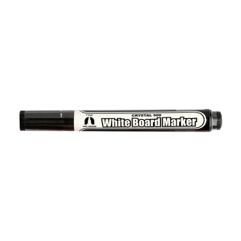 Crystal Whiteboard Marker Black C500 (12pcs)