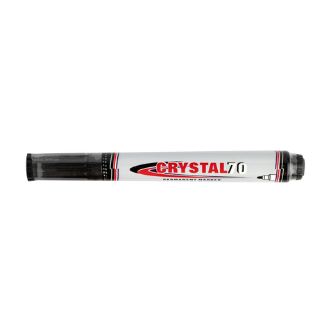 Crystal Permanent Marker Black C70 (12pcs)
