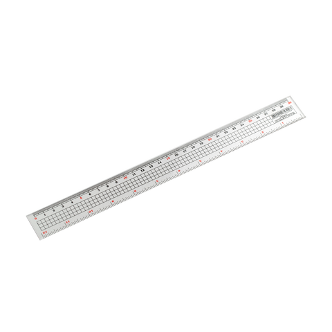 Crystal Ruler Checkered Clear CA3000 (24pcs)