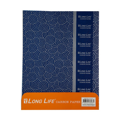 Long Life Carbon Paper 10sheets 8.5"x11" Blue CP1011 (5packs)