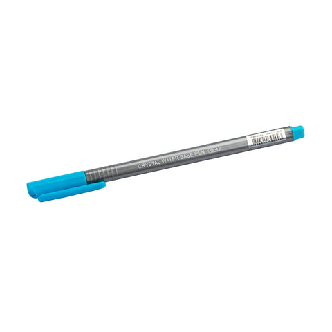 Crystal Fineliner Water Based Pen 0.4mm Light Blue CW4 (12pcs)