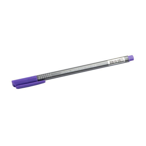 Crystal Fineliner Water Based Pen 0.4mm Purple CW4 (12pcs)